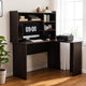 Ivinta L Shaped Computer Desk with Storage Hutch for Home Office Living Room Bedroom