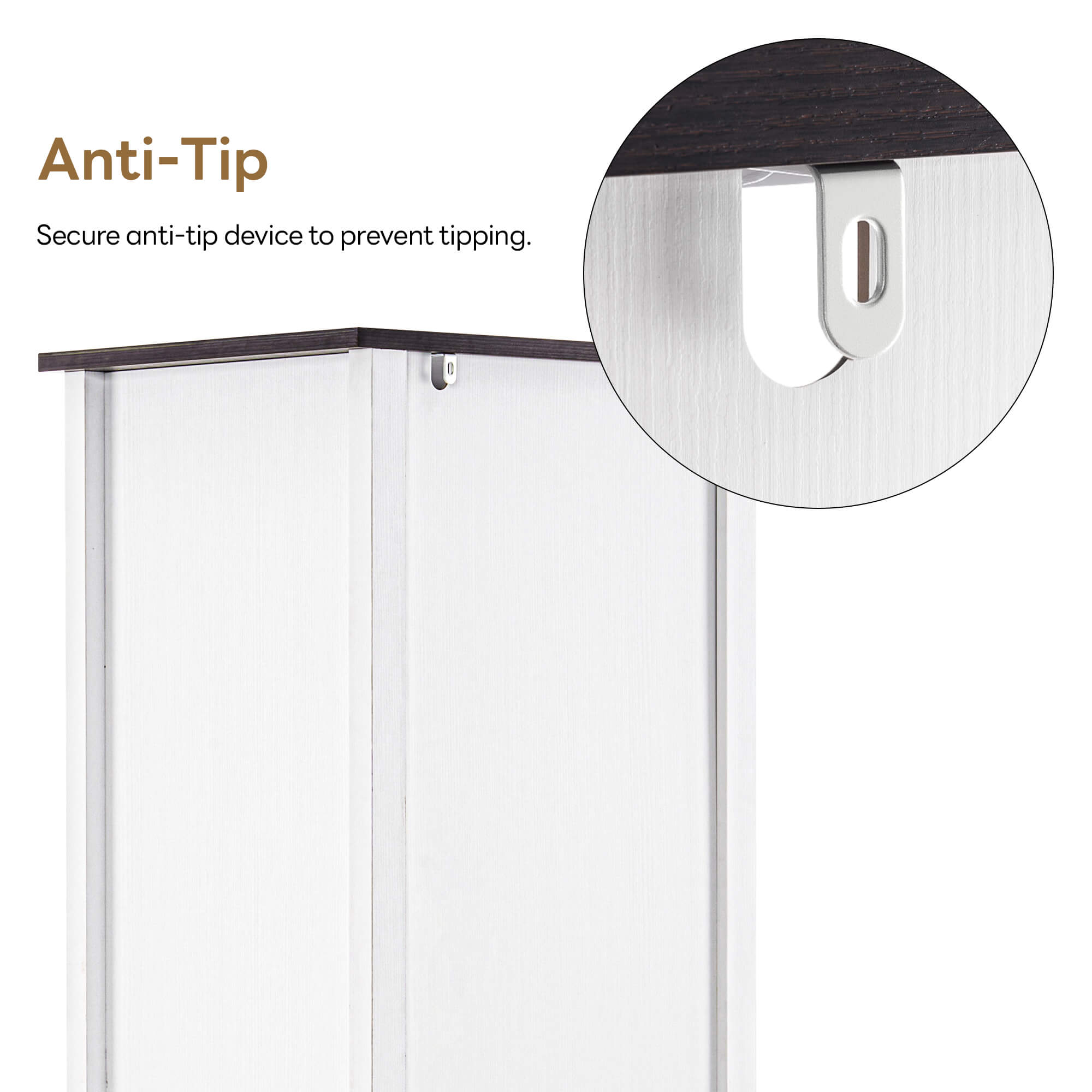 ivinta Bathroom Cabinet with Storage for Bathroom, Living Room, Kitchen, BS809