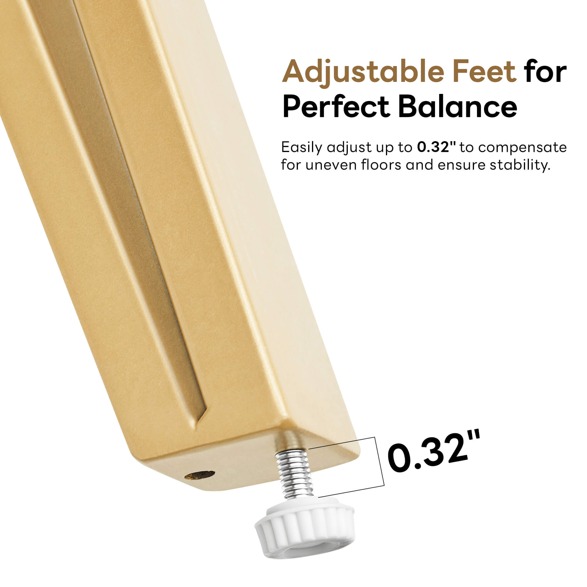 ivinta White Dining Table for 4-6, 55" Modern Rectangle Kitchen Table for Dining Room