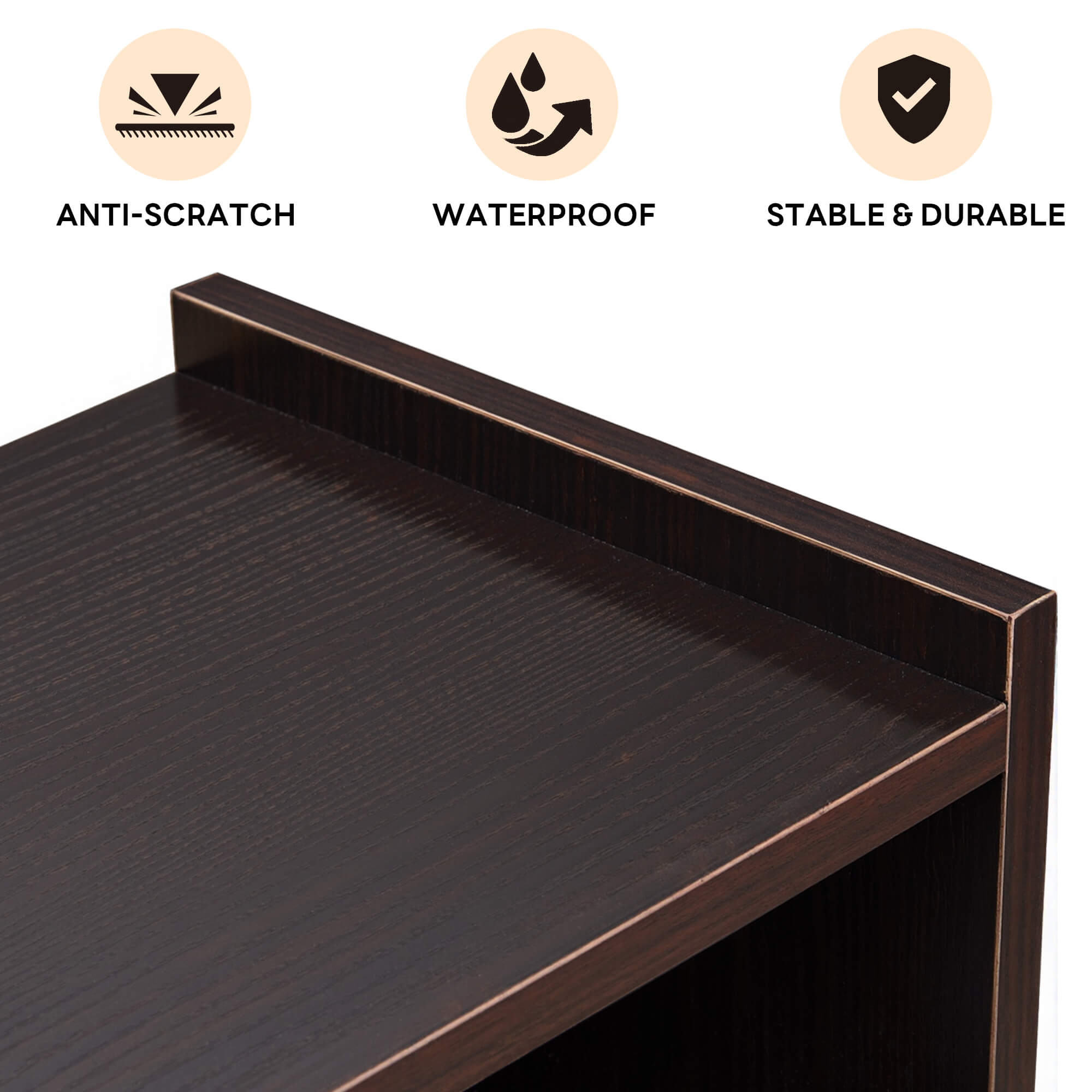 Ivinta L Shaped Computer Desk with Storage Hutch for Home Office Living Room Bedroom