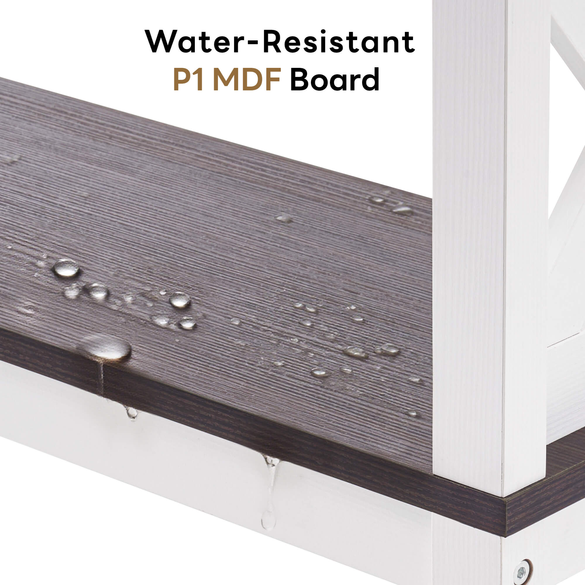 ivinta Over The Toilet Storage Cabinet, 3-Tier Bathroom Storage Cabinet with Adjustable Shelf and Doors, Freestanding Space Saver Above Toilet for Bathroom Laundry Restroom BT09 (White)