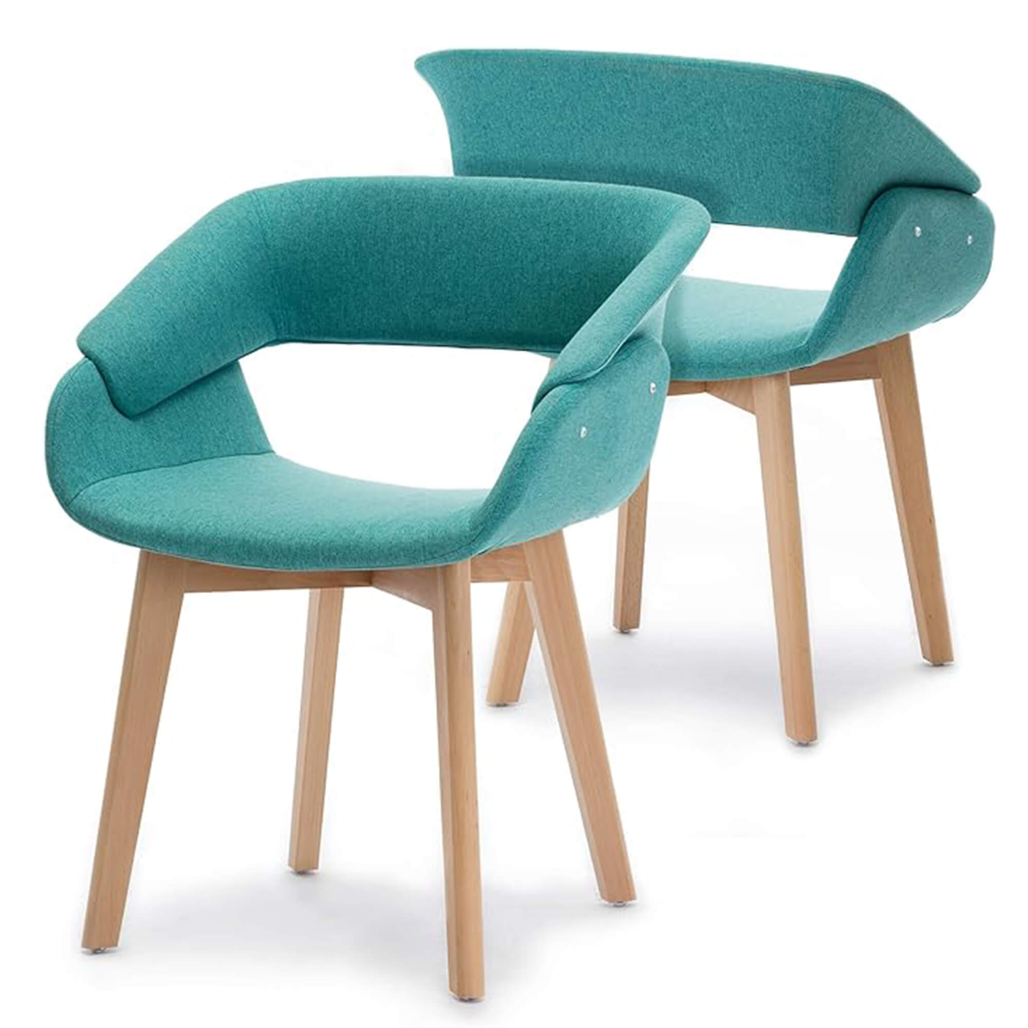 Ivinta Modern Dining Room Chair Set of 2 for Kitchen, Mid-Century Modern Accent Chairs