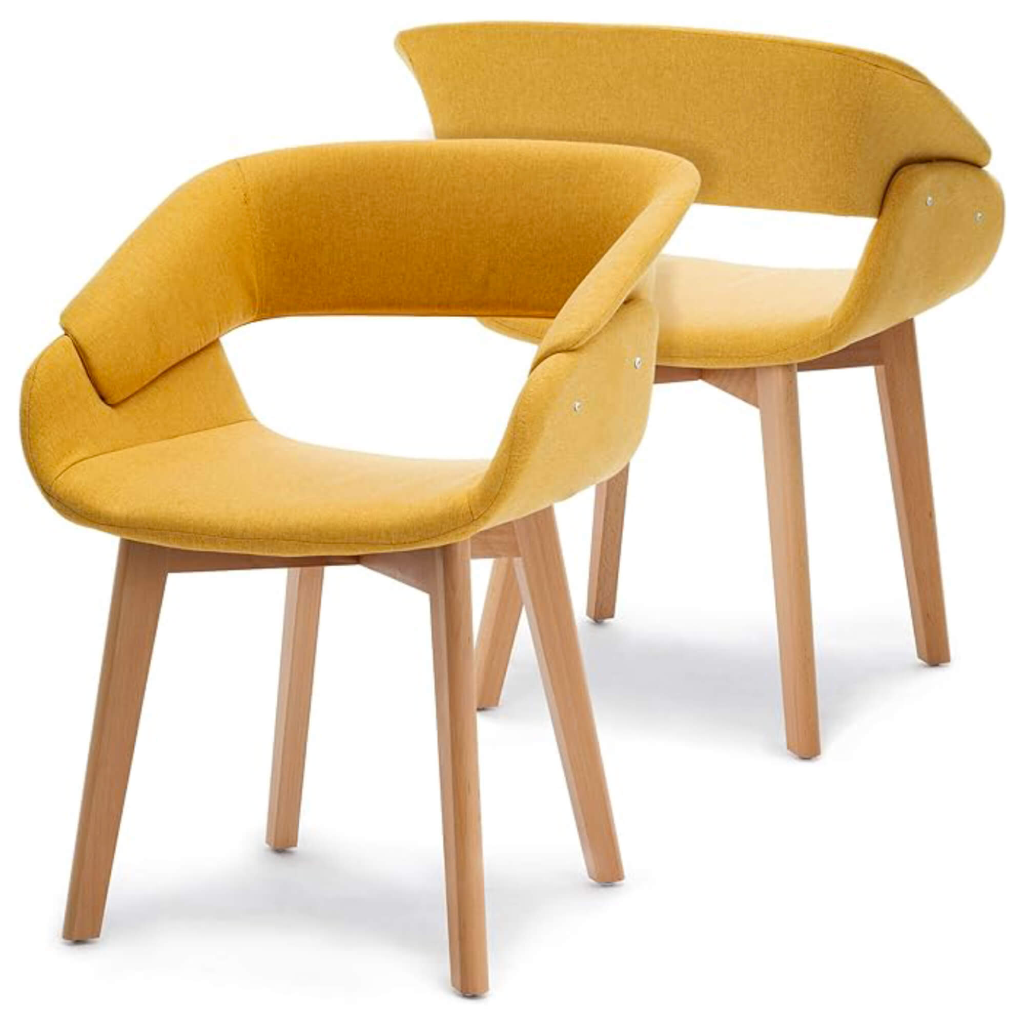 Ivinta Modern Dining Room Chair Set of 2 for Kitchen, Mid-Century Modern Accent Chairs