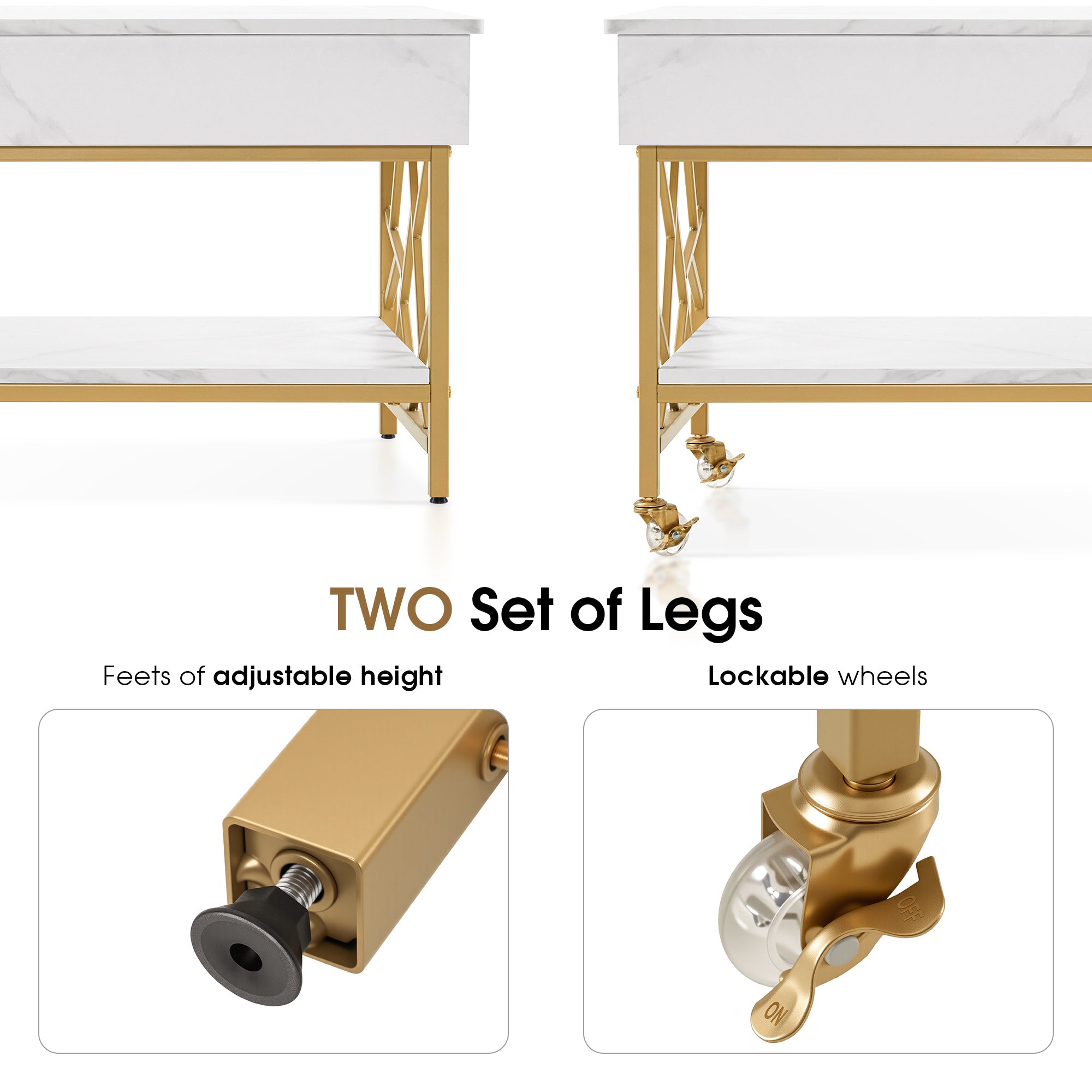 Ivinta Lift Top Coffee Table with Silicone Crystal Wheel and Metal Frame, Wooden Lift Up Central Table with Hidden Storage Compartment and Open Storage Shelf for Living Room