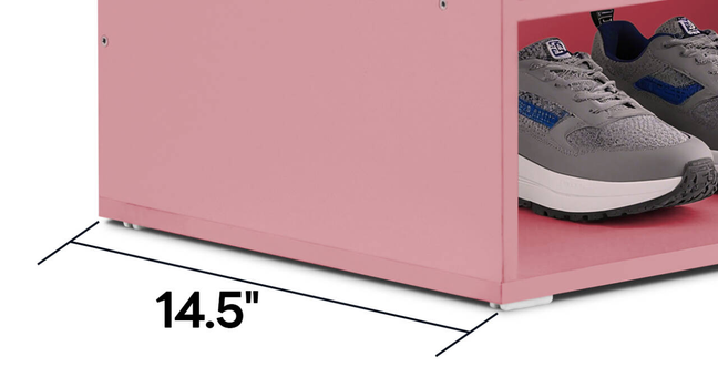 ivinta 37" Storage Bench with Padded Cushion for Living Room, 7702