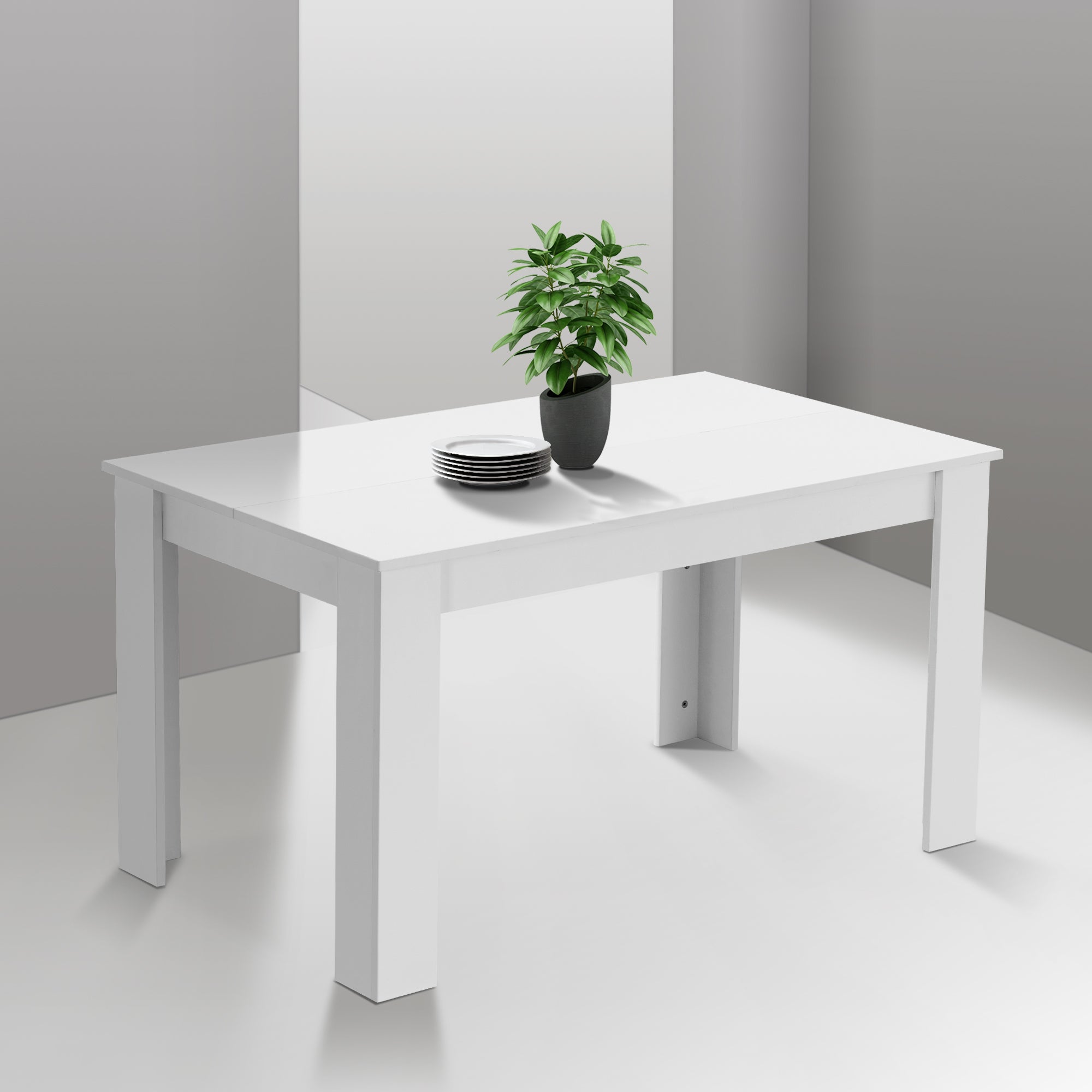 Ivinta Dining Table for 6, Rectangular Table for Home and Kitchen
