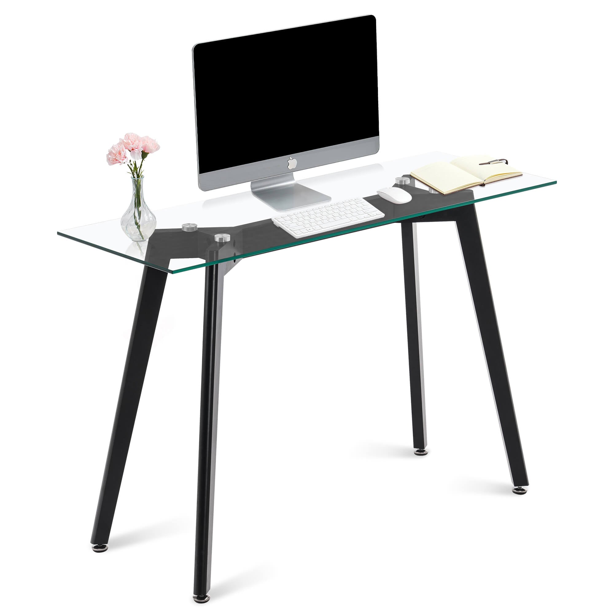 Ivinta Home Office Desk, 40-inch Simple Computer Desk, Small Writing Table for Saving Space