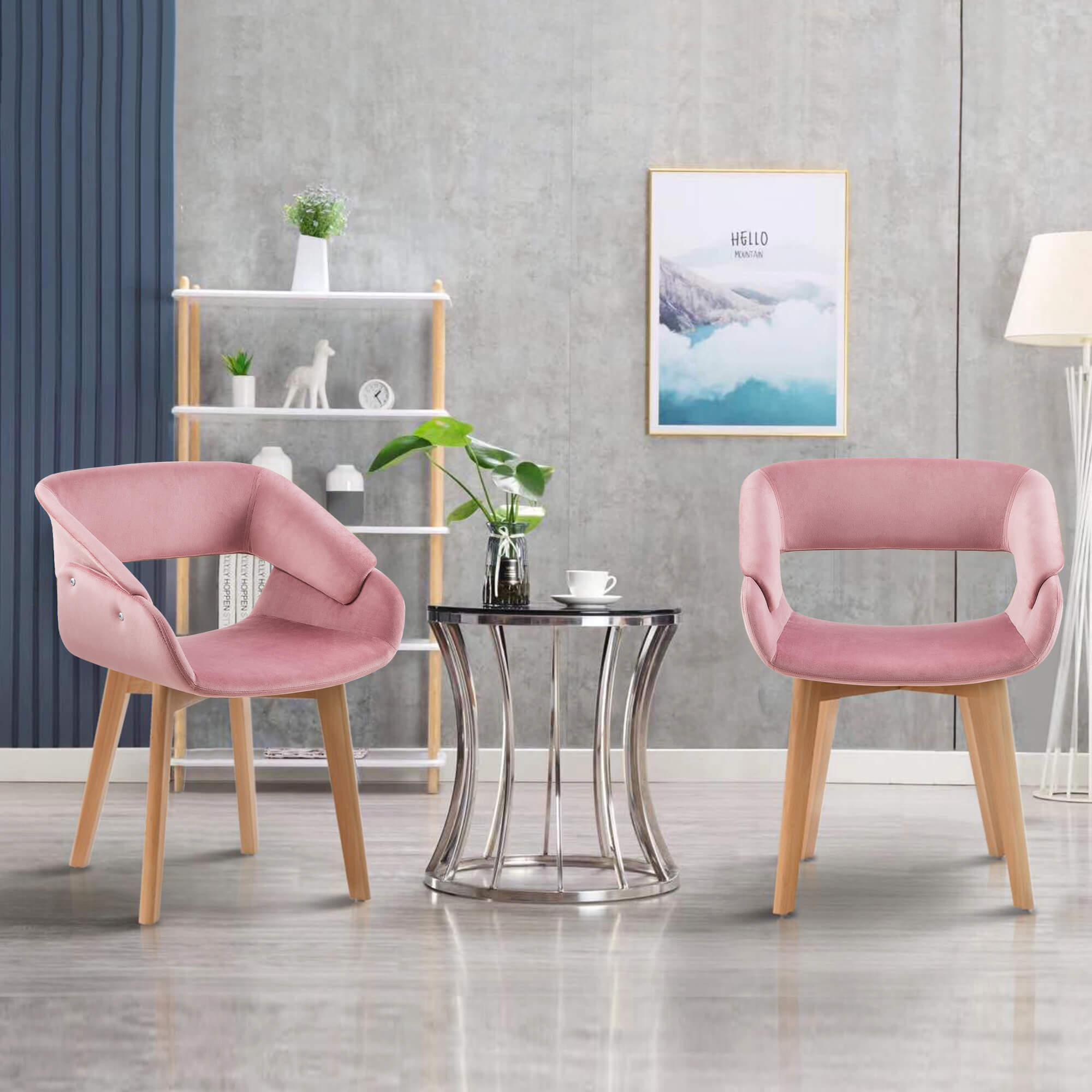 Ivinta Modern Dining Room Chair Set of 2 for Kitchen, Mid-Century Mode
